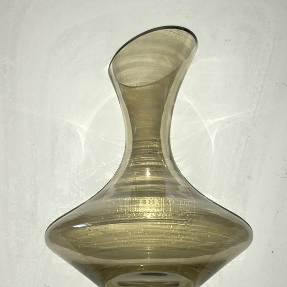 Ship Wine Decanter Slant Top W/ Round Bottom Champagne Crystal Decanter - Picture 1 of 16